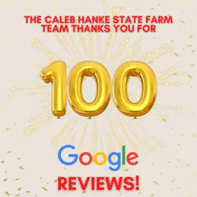 We love customer reviews! Thank you from the Caleb Hanke State Farm team