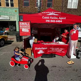 Caleb Hanke State Farm Insurance Agent Car show event Witchita, KS