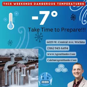 Weather Alert!! Be prepared for Freezing Pipes this weekend.. Do what you can to stop them from bursting.. Follow These links below for some helpful information.