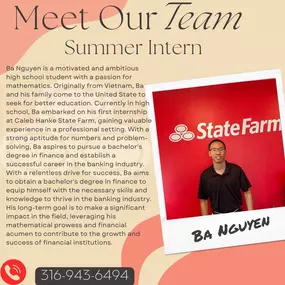 Meet the Team!
Say hello to Ba, our summer intern!