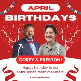 Join us in celebrating the birthdays of our fantastic team members, Corey and Preston! Corey, a sports and concert enthusiast, and Preston, a die-hard NASCAR and Braves fan, both add unique energy to our team. Here’s to another year of joy and adventures!