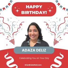 Happy Birthday to our amazing Customer Service Representative, Adaza Deliz! Adaza, we hope you have a fantastic day filled with joy and beachside fun. Your dedication and hard work make you a valued member of Team Brian Brakefield. Enjoy your day to the fullest!