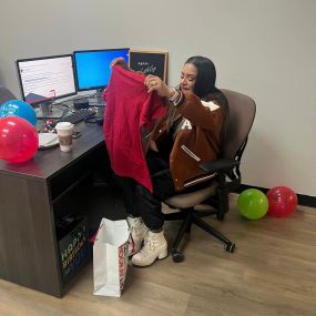 Happy birthday to our newest team member, Angie Alvarado! Angie has brought so much fun and energy to the office. Enjoy your day