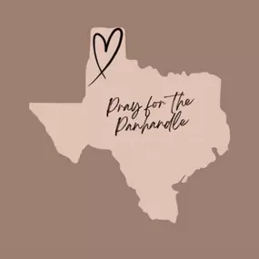 The Panhandle is a very special place to our office. Jamie graduated from Dumas High School and two of our team members currently live there. We are praying for the firefighters, residents, and animals as they battle the fires.