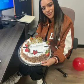 Happy birthday to our newest team member, Angie Alvarado! Angie has brought so much fun and energy to the office. Enjoy your day