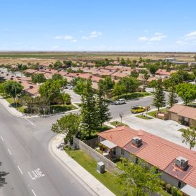 Ariel view at Tyner Ranch Townhomes