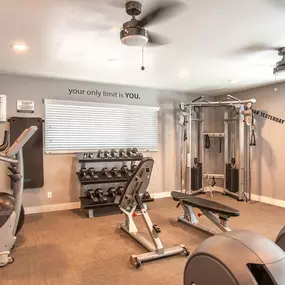 Gym at Charter Oaks Apartments