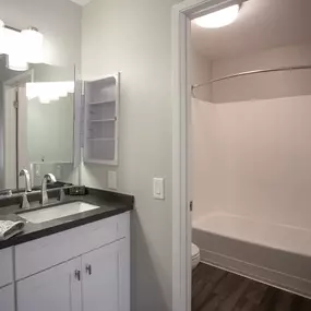 Bathroom at Charter Oaks Apartments