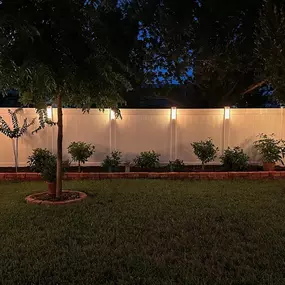 Outdoor Lights for Fences Sunset Lighting Design Tampa