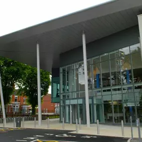 Outside Waendel Leisure Centre