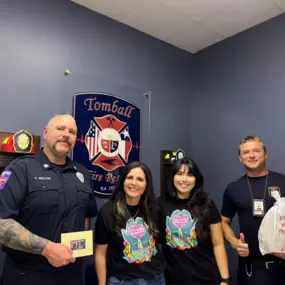 On this solemn day, we want to express our deepest gratitude and appreciation to our local fire station for their unwavering bravery, sacrifice, and dedication to our community! Today, we remember the heroes who selflessly risked their lives to save others during the tragic events of 9/11. We had the privilege of showing our support by delivering some yummy breakfast tacos this morning! Thank you Tomball Fire Rescue for all that you do!