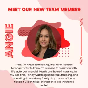 Meet our new team member Angie!