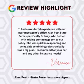 Customer review. Find out why our customers prefer our insurance agency - Call for a FREE quote!