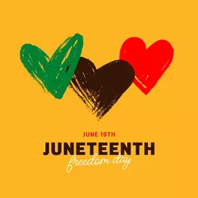 Happy #Juneteenth! Today, we celebrate freedom, equality, and the resilience of the human spirit. Let's honor the past, celebrate the present, and continue to strive for a future of unity and justice for all.