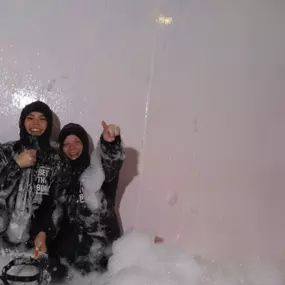 Our team works together inside and outside the office to get the job done! We had a great time at the 'Beat the Bomb' Foam Bomb Mission!