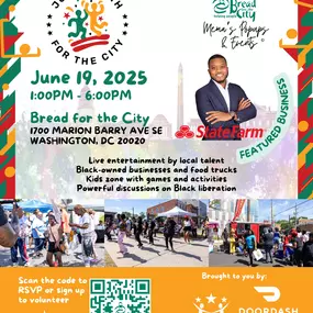 We’re honored to be a featured business at the Juneteenth For The City celebration in Washington, DC! ???? Join us on June 19th at Bread for the City for live entertainment, local vendors, food trucks, and important conversations.

Proud to support our community as your local State Farm agent—here for your auto, home, life, and car insurance needs.
