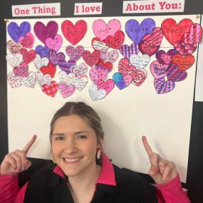 We build each other up at our office by sharing what we LOVE about one another!  
Happy Valentine’s Day - Use today as an opportunity to share what you LOVE about someone else in your life!