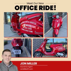 Stop by out office to check out our new Ride!