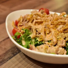 For a light lunch or dinner - our BBQ Chicken salad is packed with flavor.