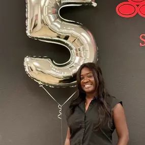 5th Anniversary for our Cedar Park location! A big shoutout to Denisha for being here since DAY ONE!!!! So proud of this team and our accomplishments - here's to many more!