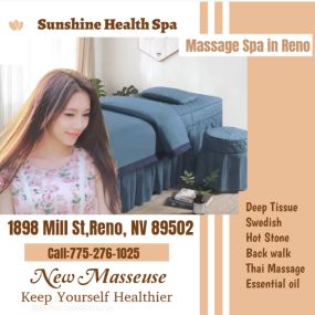 Sunshine Health Spa is the place where you can have tranquility, absolute unwinding and restoration of your mind, soul, and body. We provide to YOU an amazing relaxation massage along with therapeutic sessions that realigns and mitigates your body with a light to medium massage.