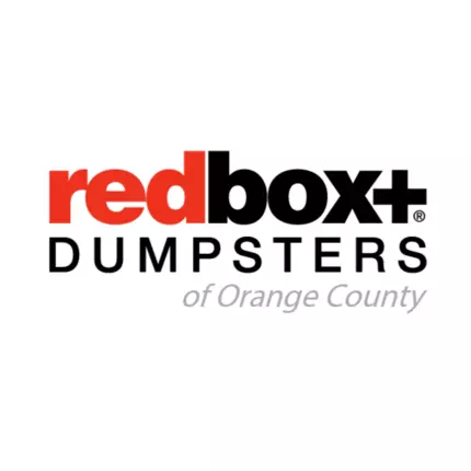 Logotipo de redbox+ Dumpsters of Orange County