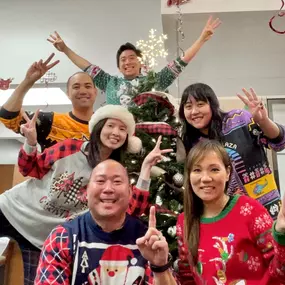 Holiday spirit week at the agency