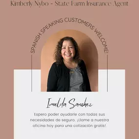 Meet the Team helping with your insurance at Kimberly Nybo State Farm!