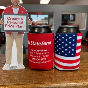 What’s cooler than having Tim Shaw - State Farm as your insurance agent? Having us and getting one of our new Koozies when you come in to get a free auto quote! Stop by today!