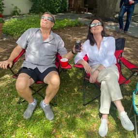 Mark & Molly during the 2024 Solar Eclipse!