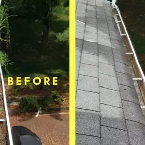 gutter cleaning doesn't have to be scary. Follow the link to our site and give us a call today to schedule your gutter cleaning!