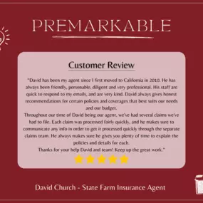 David Church - State Farm Insurance Agent