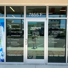 Welcome to Restore Hyper Wellness in the Seminole City Center!