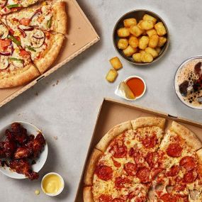 Papa Johns Big Match Bundle - two large pizzas, two classic sides and a large drink