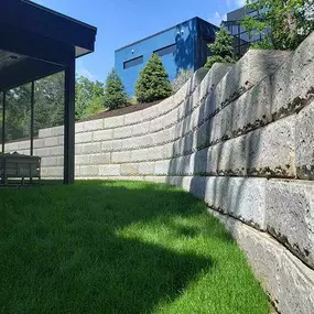 At JK Landscape, we will design and construct a unique, natural looking wall that can enhance the value of your home or lakefront property.