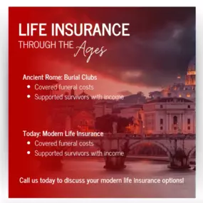 Just like in ancient times, life insurance today ensures your loved ones are taken care of. We offer comprehensive life insurance policies to help your family stay secure. Contact us to learn more about how we can assist with what matters most. ❤️