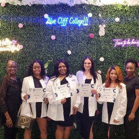 Congratulations to our ESTHETICS students at our Metairie Campus! They have crossed the finish line and officially completed 9 months of training. 
Congrats to our ESTHETICS GRADS!!