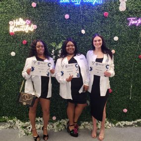 Congratulations to our ESTHETICS students at our Metairie Campus! They have crossed the finish line and officially completed 9 months of training. 
Congrats to our ESTHETICS GRADS!!