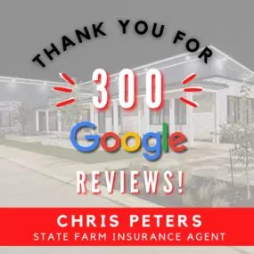 We want to thank everyone who helped us reach 300 Google Reviews! Your feedback and testimonials motivate us to continue providing exceptional insurance services and support in and around Alvin, Texas.