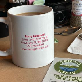 Barry Grimmett State Farm Insurance Agent loves to support local! Check out Spring Lake Cafe!
