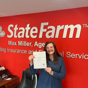 Congratulations to our very own Diana (Star) on completing her insurance licensing! She has worked hard finishing these up and we are extremely proud of her! Stop by to say hello and let her help with your insurance needs! #likeagoodneighbor #insurewithmax