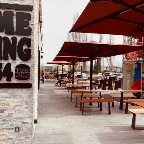 Terrasse de 150 places assises