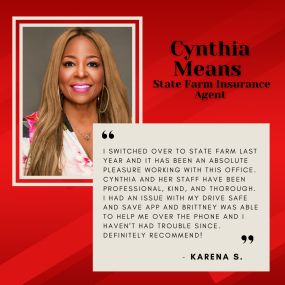Cynthia Means - State Farm Insurance Agent