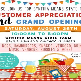 Come on our and join us for customer appreciation and our grand opening!