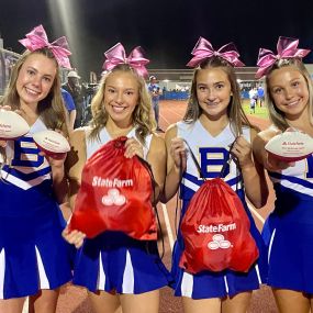 Big win tonight for our Brock Eagles ???? ! Thank you to the cheerleaders for helping get the crowd fired up!