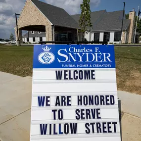 Front of Charles F Snyder Funeral Home & Crematory - Willow Street