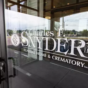 Entrance of Charles F Snyder Funeral Home & Crematory - Willow Street