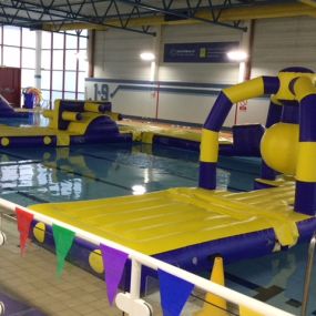 Inflatables at Strode Leisure Centre