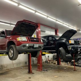 ASE Certified mechanics repairing cars and trucks in Windham, Maine.