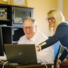 Paul Landry and Brenda Lawler co-owners of Maine Street Marketing, Inc.